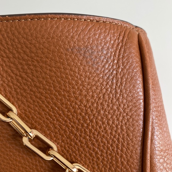 Tory Burch Brown Leather Tote Bag - Picture 9 of 10